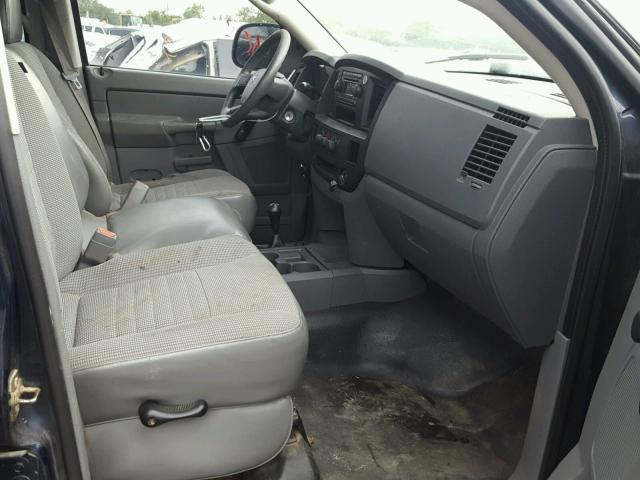 3D7KS28C27G706296 - 2007 DODGE RAM 2500 S ლურჯი ფოტო 5