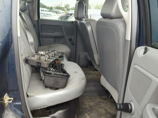 3D7KS28C27G706296 - 2007 DODGE RAM 2500 S ლურჯი ფოტო 6