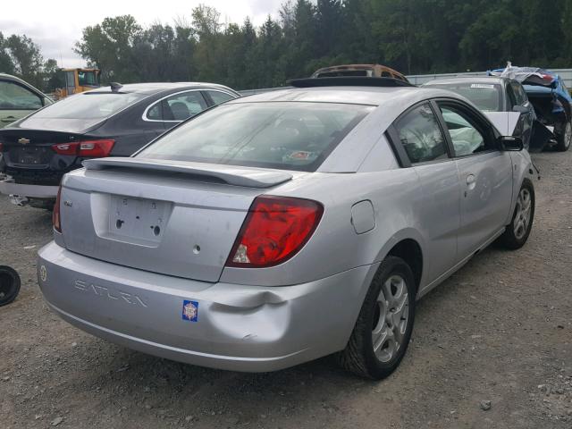 1G8AM12F44Z177761 - 2004 SATURN ION LEVEL SILVER photo 4