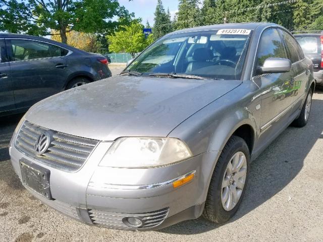 WVWPD63B73P196758 - 2003 VOLKSWAGEN PASSAT GLS SILVER photo 2