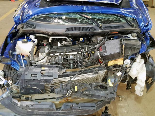 3FADP4BJ4FM219713 - 2015 FORD FIESTA SE BLUE photo 7