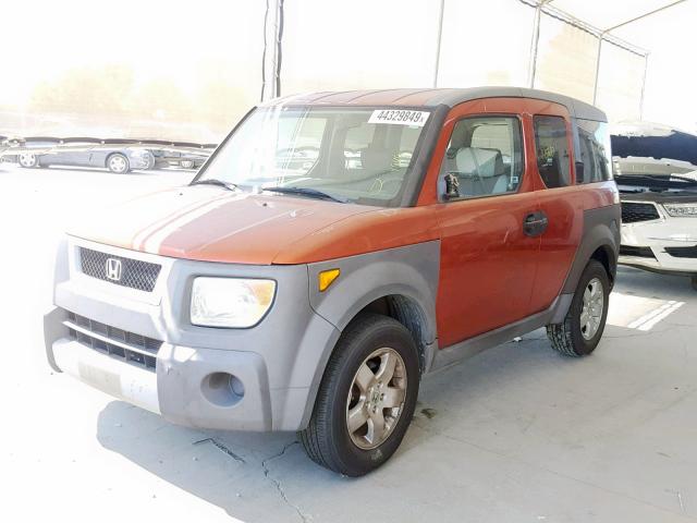 5J6YH28503L028384 - 2003 HONDA ELEMENT EX ORANGE photo 2