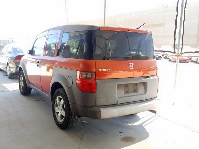 5J6YH28503L028384 - 2003 HONDA ELEMENT EX ORANGE photo 3