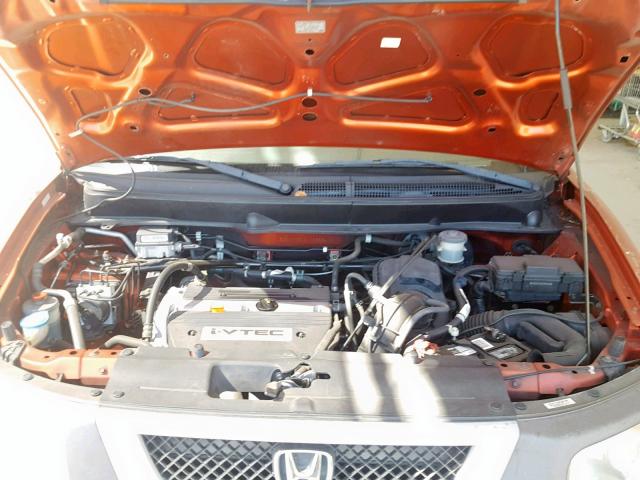 5J6YH28503L028384 - 2003 HONDA ELEMENT EX ORANGE photo 7