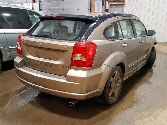 1B3HE78K97D344613 - 2007 DODGE CALIBER BROWN photo 4