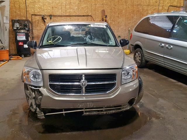 1B3HE78K97D344613 - 2007 DODGE CALIBER BROWN photo 9