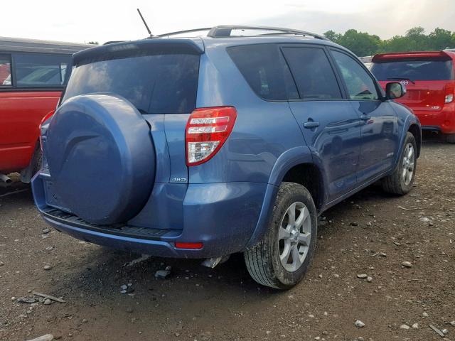 2T3DF4DV0CW219327 - 2012 TOYOTA RAV4 LIMIT BLUE photo 4