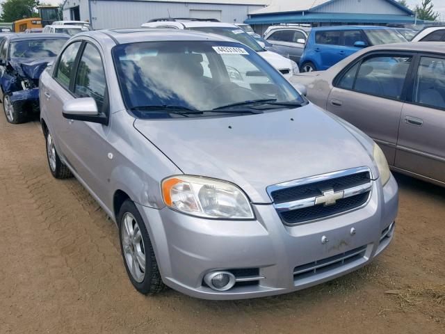 KL1TD56678B204814 - 2008 CHEVROLET AVEO BASE Gümüş foto 1