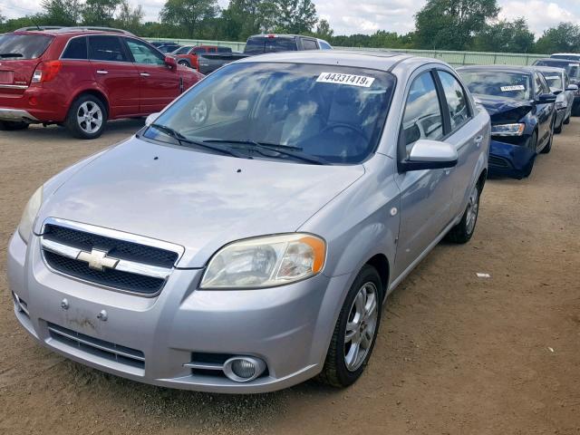 KL1TD56678B204814 - 2008 CHEVROLET AVEO BASE Gümüş foto 2