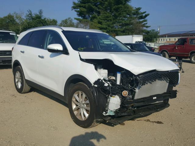 5XYPG4A36HG303140 - 2017 KIA SORENTO LX WHITE photo 1