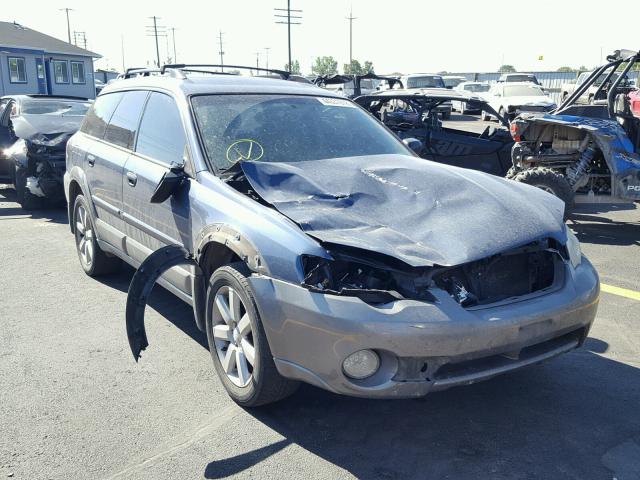 4S4BP61C767326602 - 2006 SUBARU LEGACY OUT BLUE photo 1