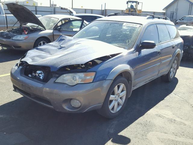 4S4BP61C767326602 - 2006 SUBARU LEGACY OUT BLUE photo 2