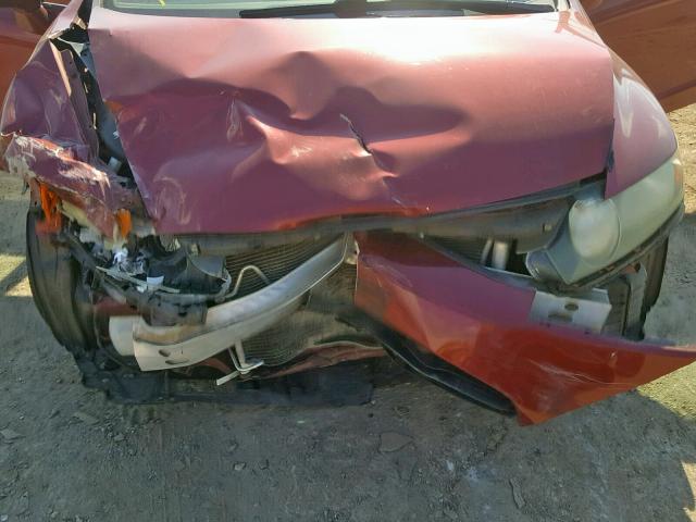 1HGFA16828L027903 - 2008 HONDA CIVIC MAROON photo 7