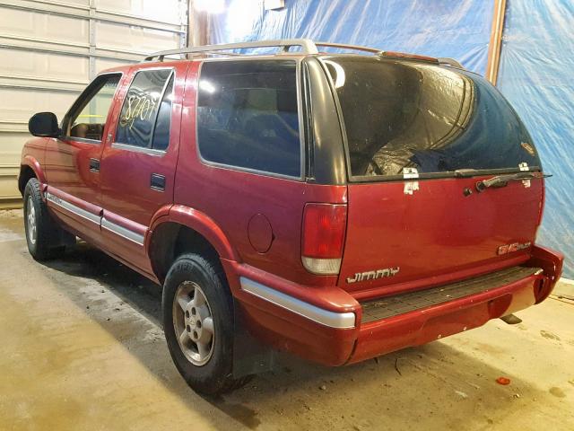 1GKDT13W9T2533962 - 1996 GMC JIMMY RED photo 3