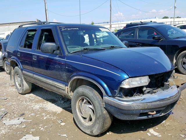 1GNDT13W0Y2332011 - 2000 CHEVROLET BLAZER BLUE photo 1