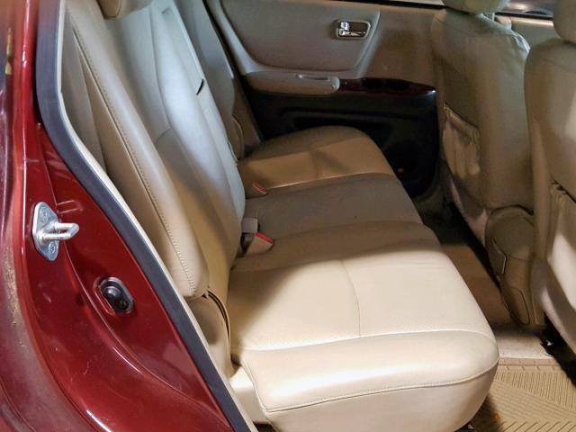 JTEEP21A540027619 - 2004 TOYOTA HIGHLANDER BURGUNDY photo 6