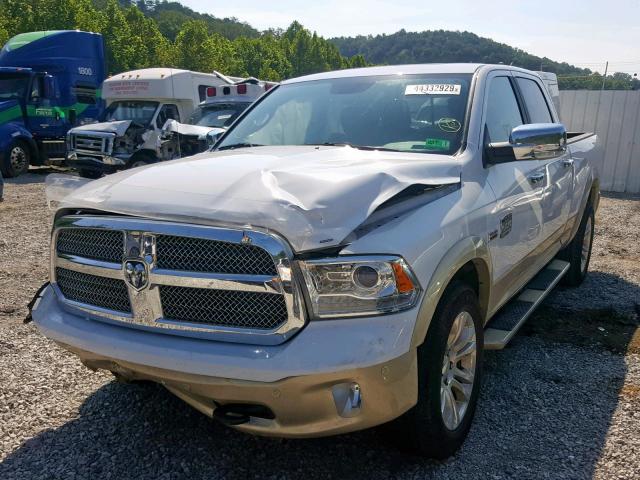 1C6RR7WT9ES360393 - 2014 RAM 1500 LONGH TWO TONE photo 2