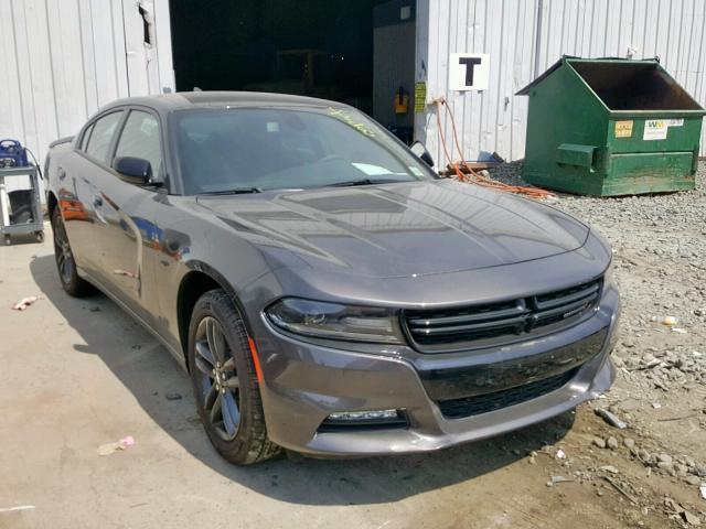 2C3CDXJG1KH589519 - 2019 DODGE CHARGER SX GRAY photo 1