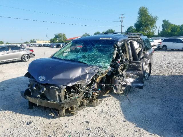 5TDKK3DC4ES503558 - 2014 TOYOTA SIENNA LE GRAY photo 2