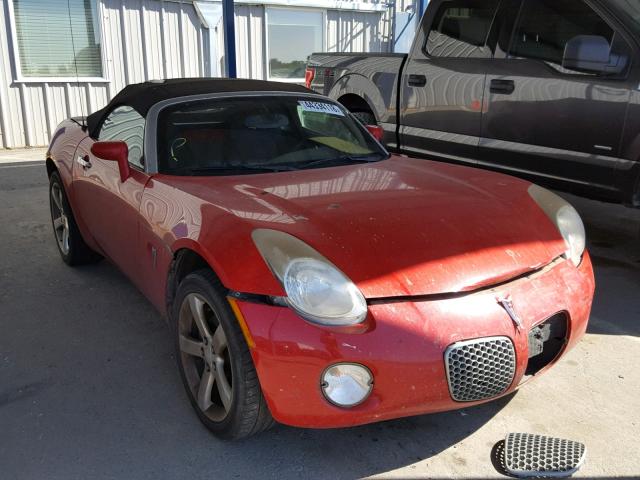 1G2MC35B08Y132987 - 2008 PONTIAC SOLSTICE RED photo 1