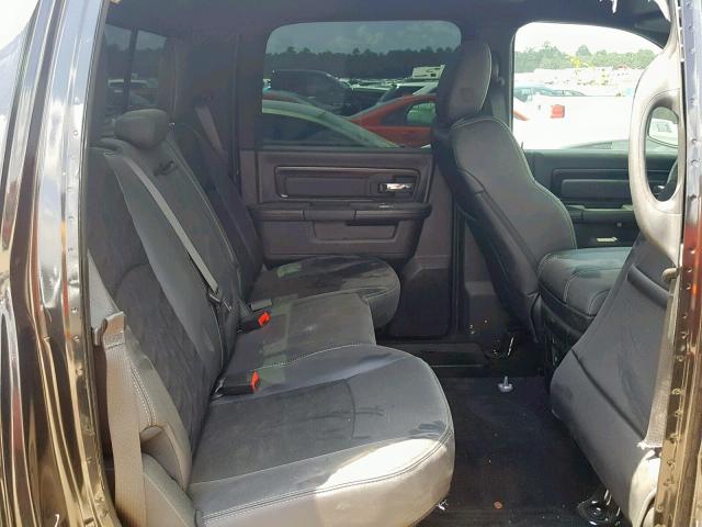 1C6RR7YT0HS859715 - 2017 RAM 1500 REBEL შავი ფოტო 6