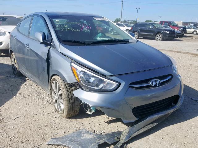 KMHCT4AE5HU359866 - 2017 HYUNDAI ACCENT SE SILVER photo 1