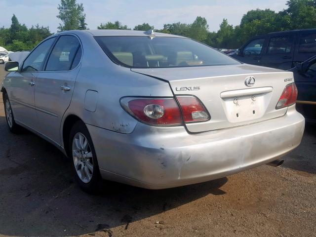 JTHBF30G430104774 - 2003 LEXUS ES 300 GRAY photo 3