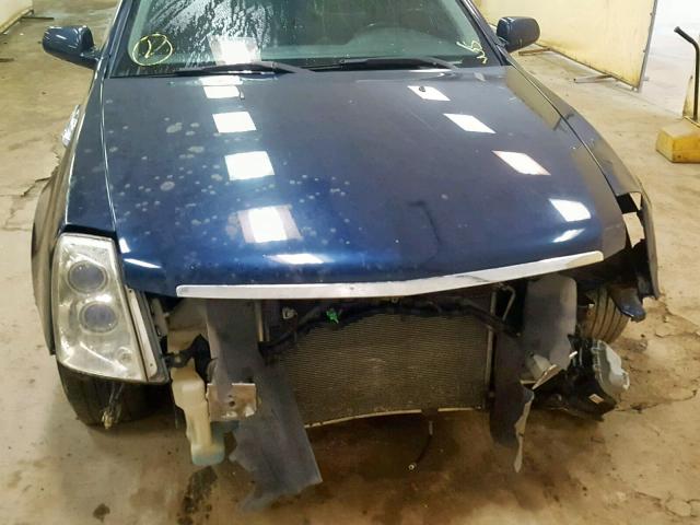 1G6DW677850134058 - 2005 CADILLAC STS BLUE photo 9