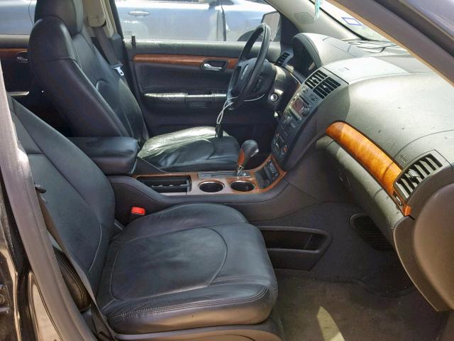 5GZER33718J175190 - 2008 SATURN OUTLOOK XR შავი ფოტო 5