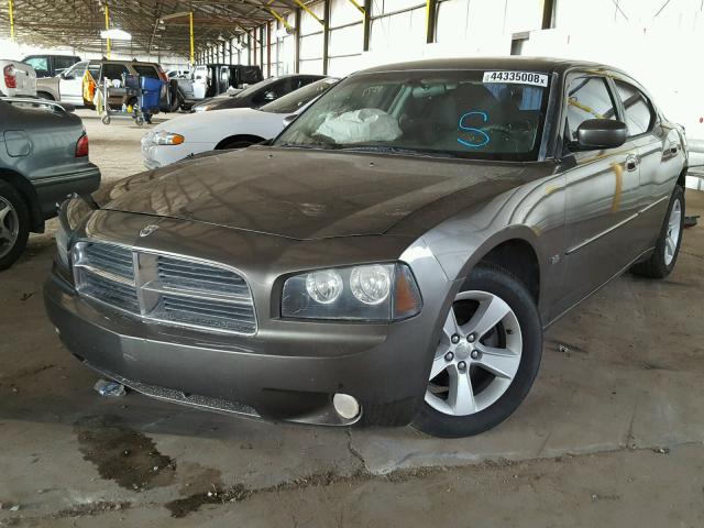 2B3CA3CV1AH128054 - 2010 DODGE CHARGER SX GRAY photo 2