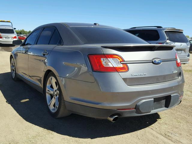 1FAHP2KT5CG115549 - 2012 FORD TAURUS SHO GRAY photo 3