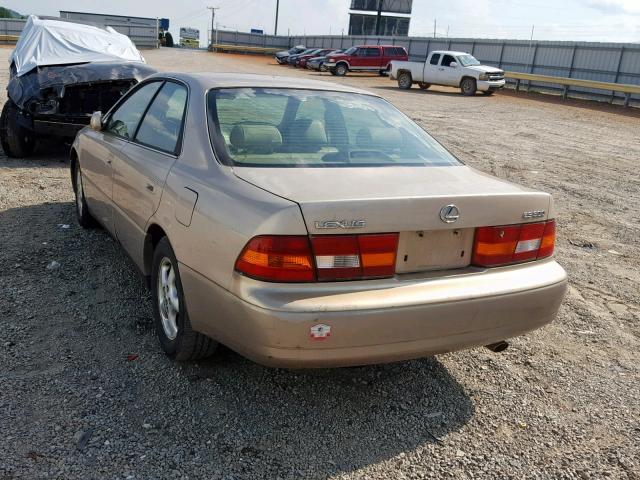 JT8BF28G6X0231109 - 1999 LEXUS ES 300 TAN photo 3