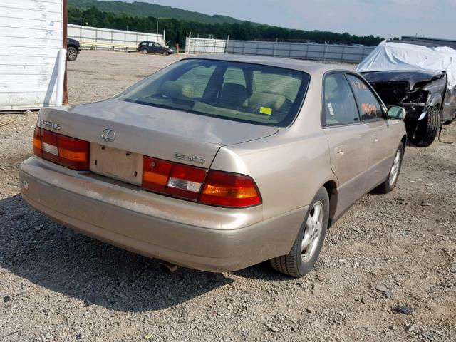 JT8BF28G6X0231109 - 1999 LEXUS ES 300 TAN photo 4