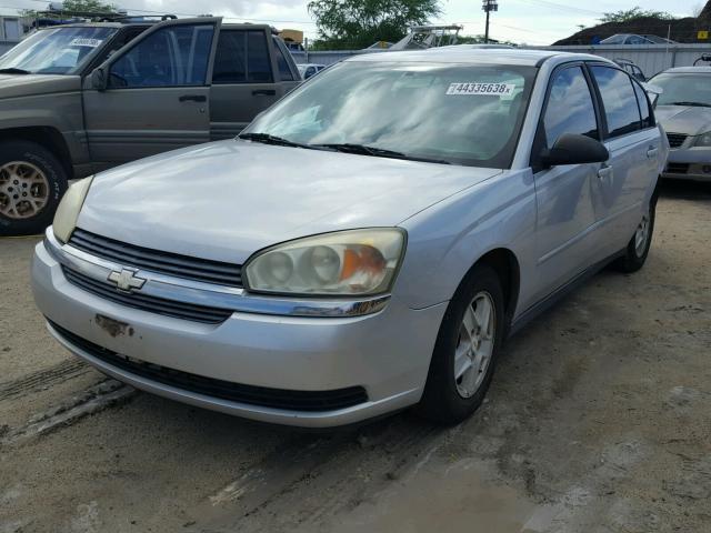 1G1ZT52835F274577 - 2005 CHEVROLET MALIBU LS Gümüş foto 2