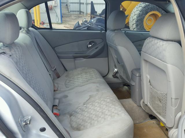 1G1ZT52835F274577 - 2005 CHEVROLET MALIBU LS Gümüş foto 6