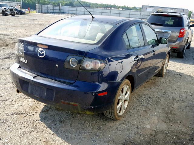 JM1BK32F681178071 - 2008 MAZDA 3 I BLUE photo 4