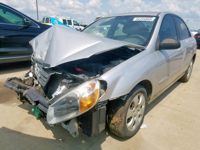 KNAFE221395618746 - 2009 KIA SPECTRA EX GRAY photo 2