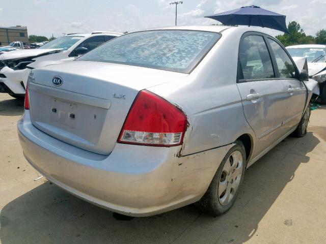 KNAFE221395618746 - 2009 KIA SPECTRA EX GRAY photo 4