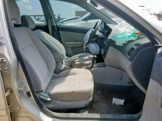 KNAFE221395618746 - 2009 KIA SPECTRA EX GRAY photo 5