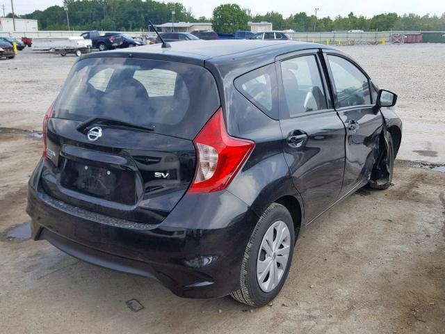 3N1CE2CP4JL370295 - 2018 NISSAN VERSA NOTE BLACK photo 4