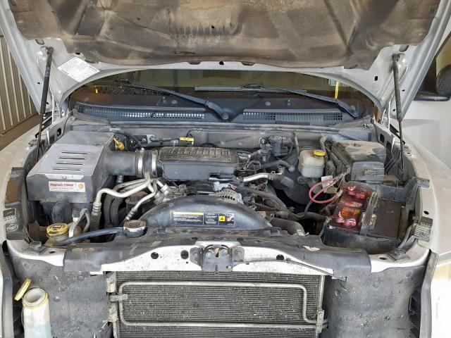 1D7HE48N26S525043 - 2006 DODGE DAKOTA QUA GRAY photo 7