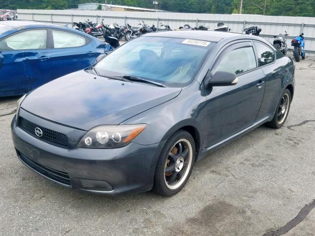 JTKDE167080261663 - 2008 TOYOTA SCION TC ნაცრისფერი ფოტო 2