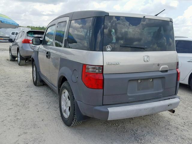 5J6YH28544L013419 - 2004 HONDA ELEMENT EX GRAY photo 3