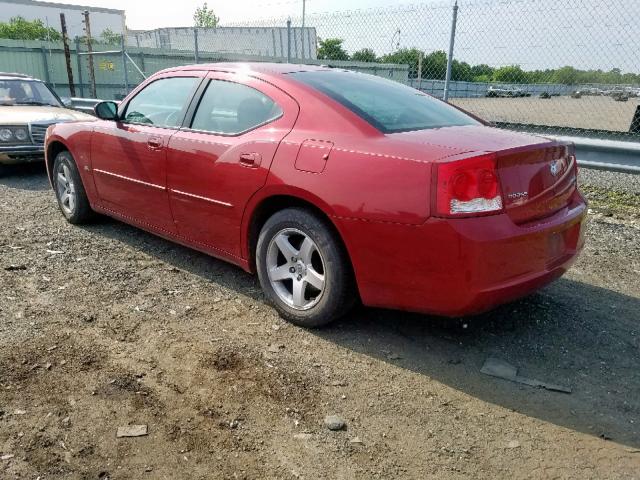 2B3CA3CVXAH108708 - 2010 DODGE CHARGER SX RED photo 3