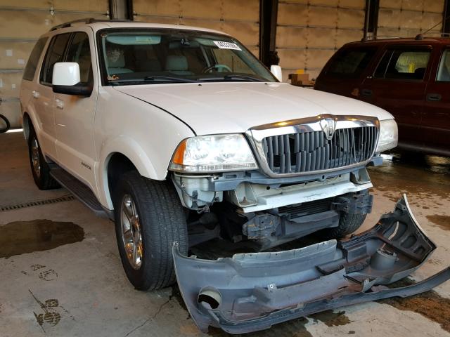 5LMEU68H04ZJ08698 - 2004 LINCOLN AVIATOR 白色 照片 1