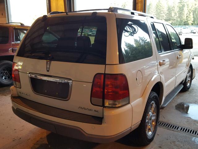 5LMEU68H04ZJ08698 - 2004 LINCOLN AVIATOR 白色 照片 4