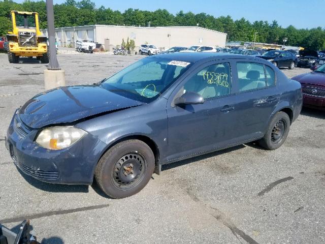 1G1AT58H597171780 - 2009 CHEVROLET COBALT LT GRAY photo 2