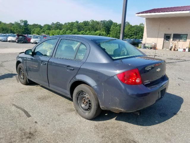 1G1AT58H597171780 - 2009 CHEVROLET COBALT LT GRAY photo 3