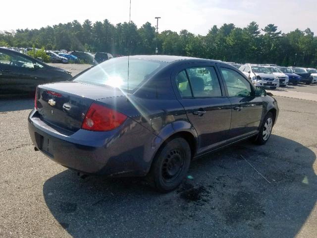 1G1AT58H597171780 - 2009 CHEVROLET COBALT LT GRAY photo 4