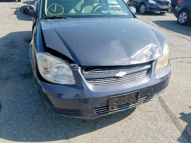 1G1AT58H597171780 - 2009 CHEVROLET COBALT LT GRAY photo 9